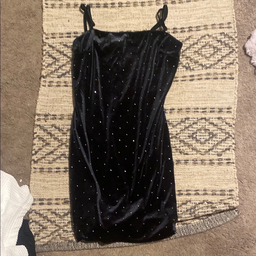 Forever 21 Black Sheath Mini Dress Spaghetti Strap